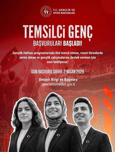 Temsilci Genç başvuruları başladı!